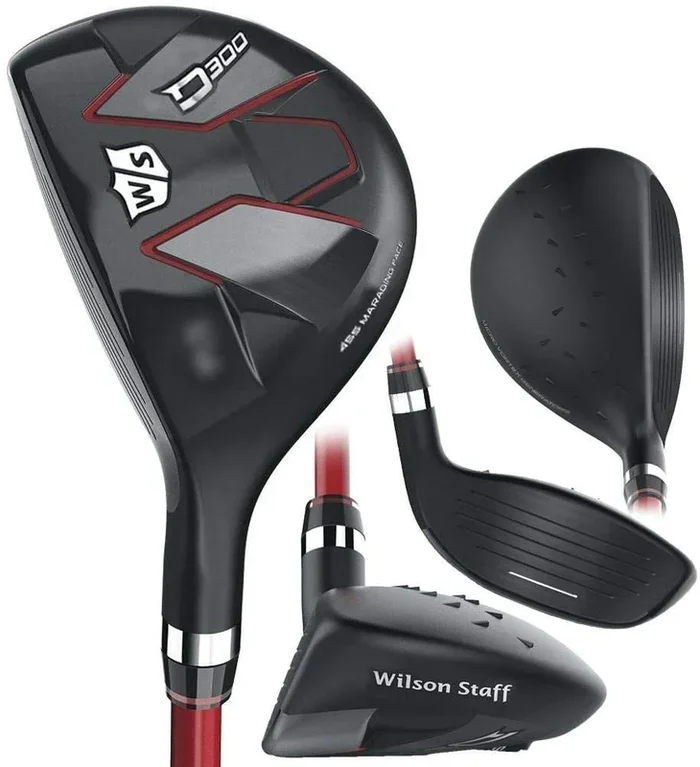 New Wilson Staff D300 Hybrid Regular Right Handed Graphite Shaft Red/Black