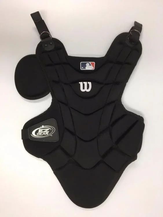 New Wilson Youth EZ Gear Catcher’s Baseball Chest Protector 15″ Black/White