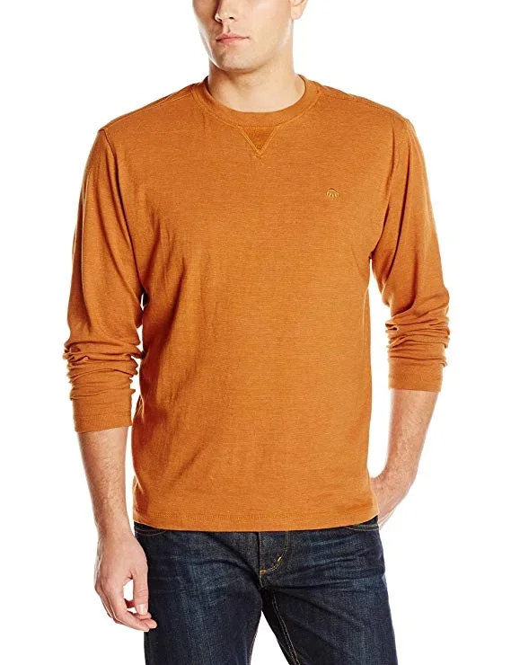 New Wolverine Men’s Boulder Long Sleeve Crew Shirt Gold Large W1201950-607