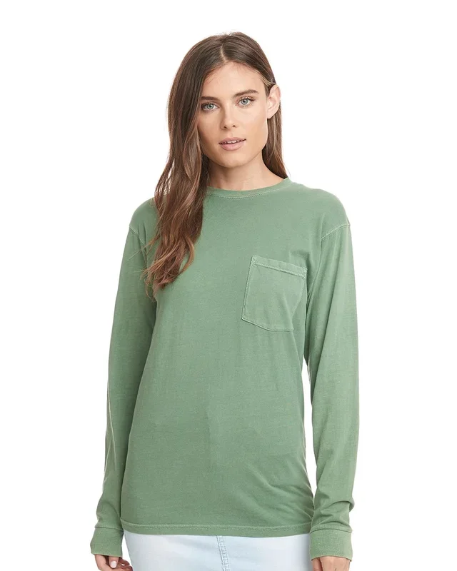 Next Level Inspired Dye Long Sleeve Pocket Crew