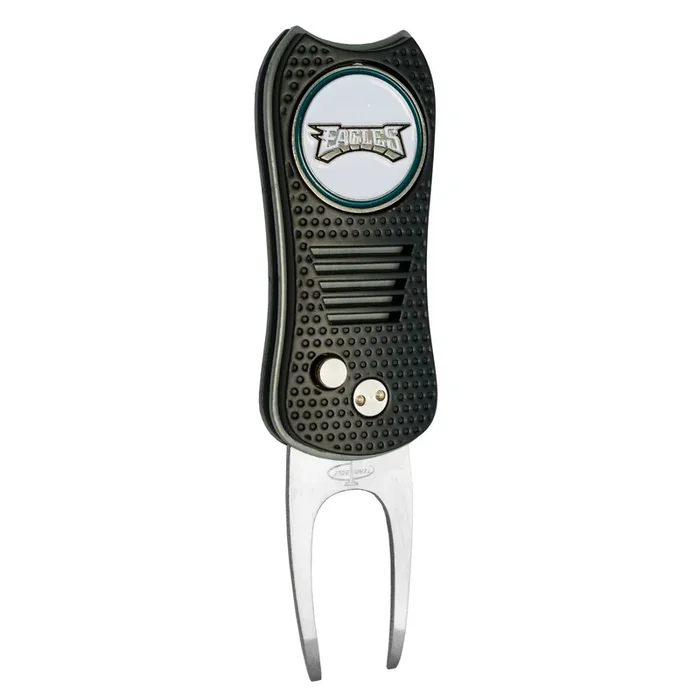 NFL Switchblade Divot Repair Tool with Double-Sided Removable Magnetic Ball Marker (Philadelphia Eagles)