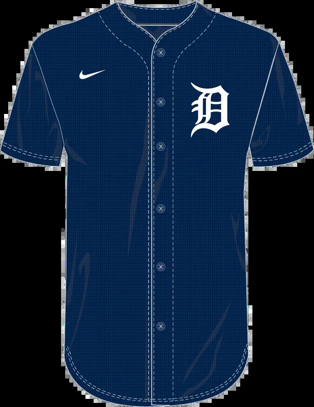 Nike Detroit Tigers Youth Institutional Full Button Jersey