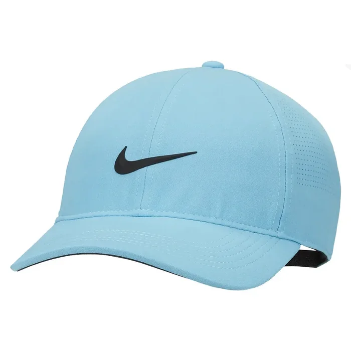 Nike Dri-FIT ADV Aerobill Heritage86 Perforated Golf Cap Baltic Blue/Black – 23 Women