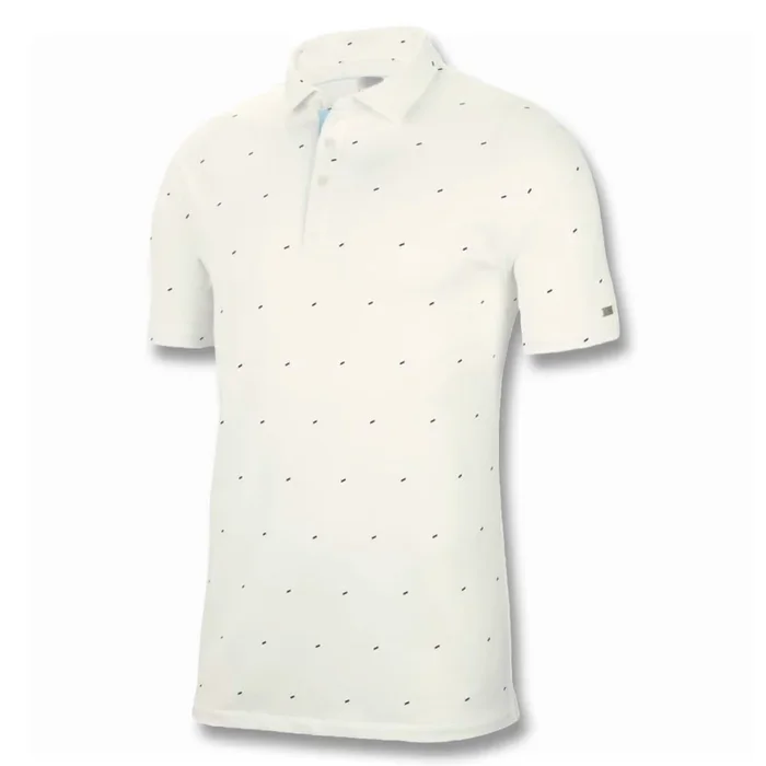 Nike Dri-FIT Player Wing Print Golf Polo Sail/Brushed Silver – FW20 Men