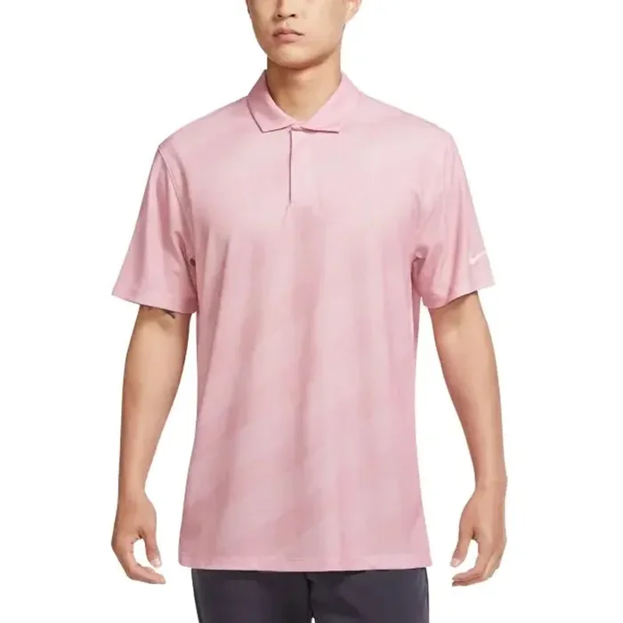 Nike Dri-FIT Tiger Woods Striped Golf Polo Pink Foam – SP21 Men