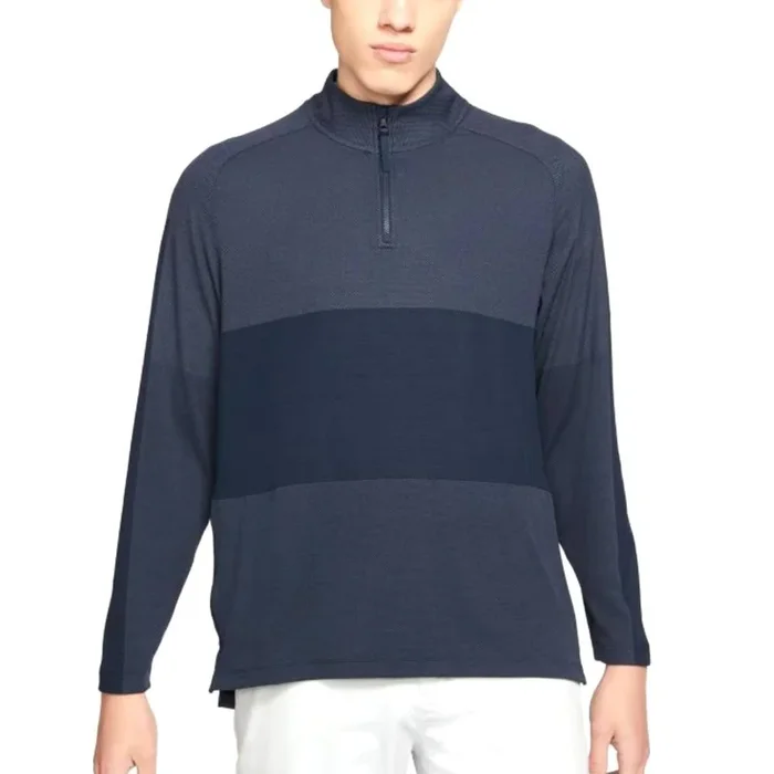 Nike Dri-FIT Vapor 1/2 Zip Golf Pullover Obsidian/Thunder Blue/Black – FW21 Men