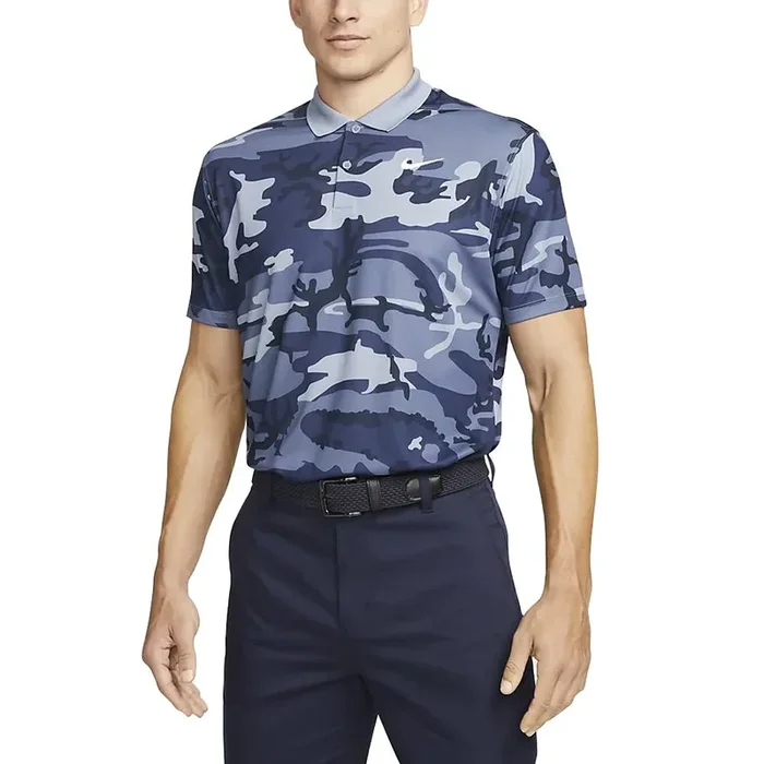 Nike Dri-FIT Victory+ Camo Golf Polo Ashen Slate/Diffused Blue/White – 23 Men