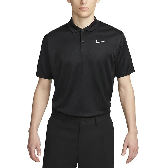 Nike Dri-FIT Victory+ Jacquard Golf Polo Black/White – 23 Men