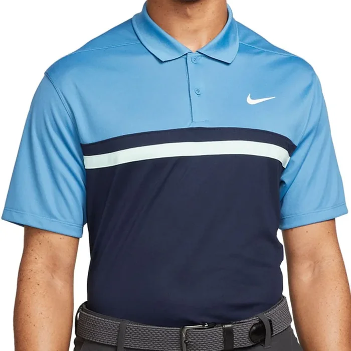 Nike Dri-FIT Victory Polo Shirt- Dutch Blue/Obsidian/Mint Foam/White