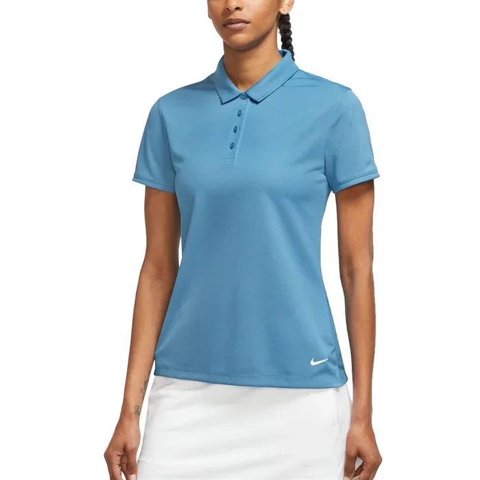 Nike Dri-FIT Victory Solid Golf Polo Dutch Blue/White – SS23 Women