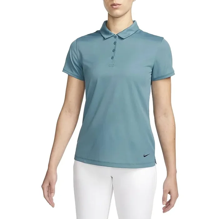 Nike Dri-FIT Victory Solid Golf Polo Noise Aqua/Black – SS23 Women