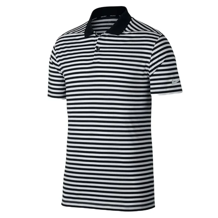 Nike Dri-FIT Victory Striped Golf Polo Black/Gridiron – FW20 Men