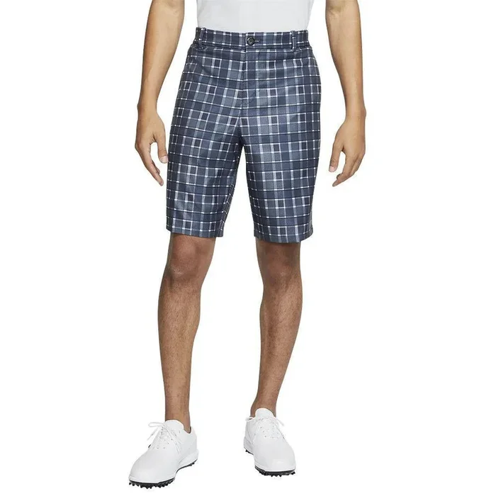 Nike Flex Core Plaid Golf Shorts Blue Void/Obsidian – SS20 Men