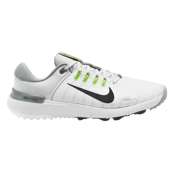 Nike Free NN Spikeless Golf Shoes White/Black/Pure Platinum/Wolf Gray – FW25 Unisex