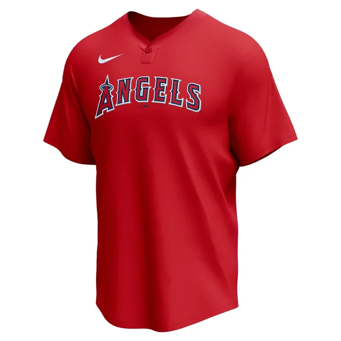 Nike Los Angeles Angels Adult Institutional 1 Button Pullover