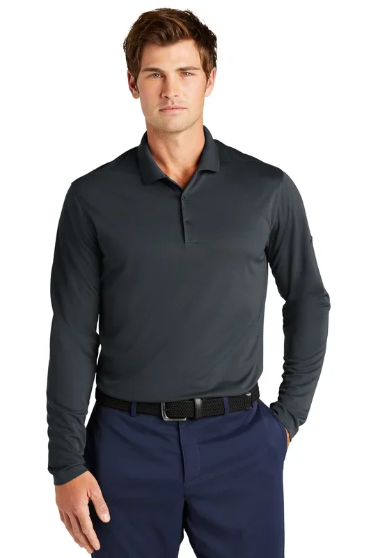 Nike Men’s Dri-FIT Micro Pique 2.0 Long Sleeve Polo. NKDC2104