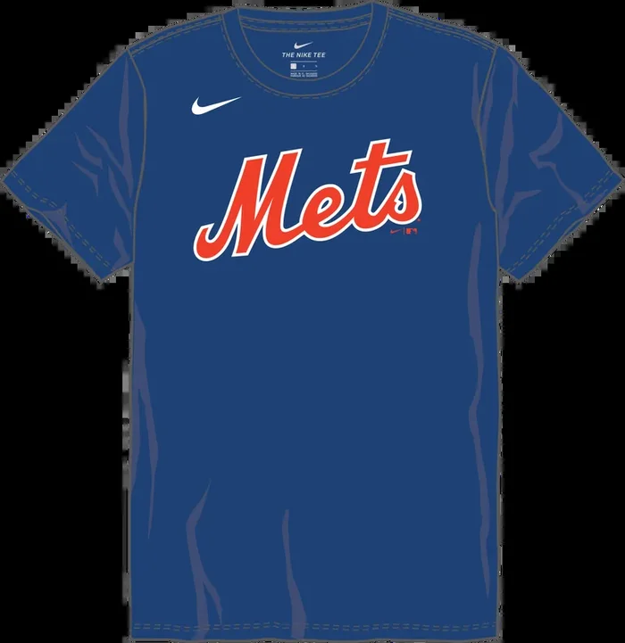 Nike New York Mets Youth Institutional Short Sleeve Cotton Tee