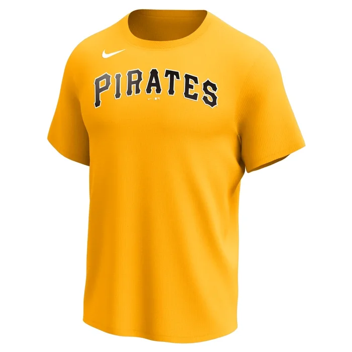 Nike Pittsburgh Pirates Men’s Crew Neck Synthetic City Connect Tee