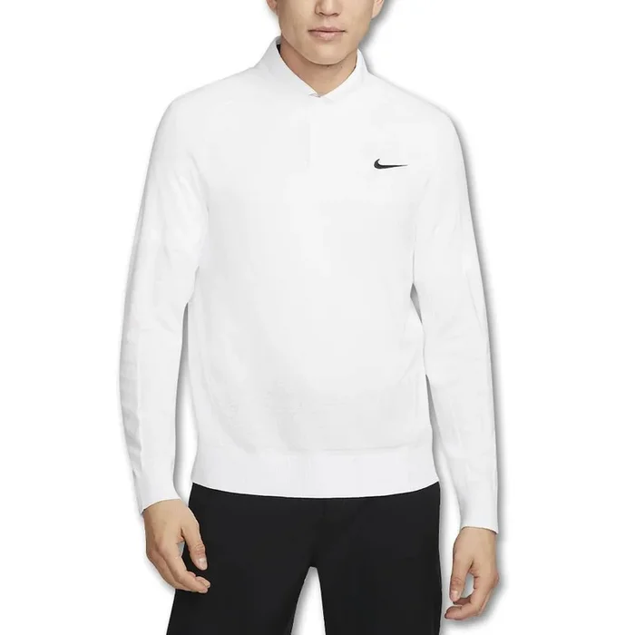 Nike Tiger Woods Knit Crew Golf Sweater White/Black – FW23 Men