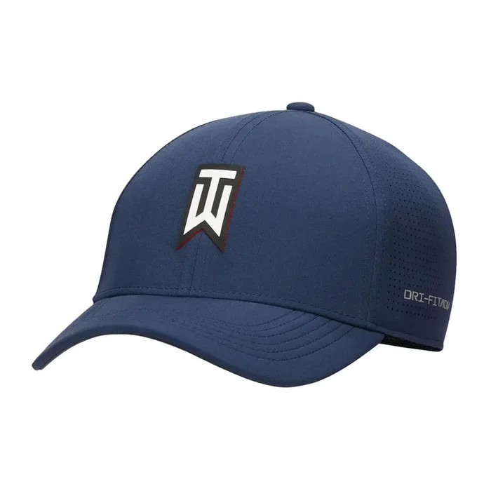 Nike Tiger Woods Structured Dri-FIT ADV Club Golf Cap Midnight Navy/White – 23 Men