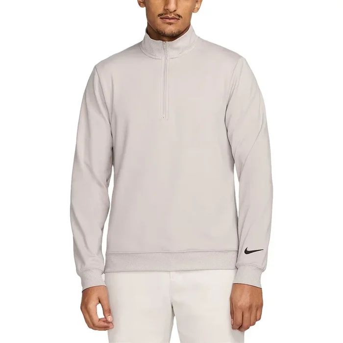 Nike Tour 1/2 Zip Golf Pullover Gray/Black – FA25 Men