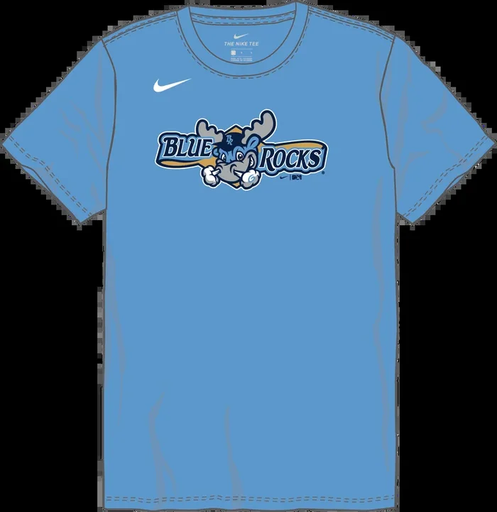 Nike Wilmington Blue Rocks Youth Institutional Short Sleeve Cotton Tee