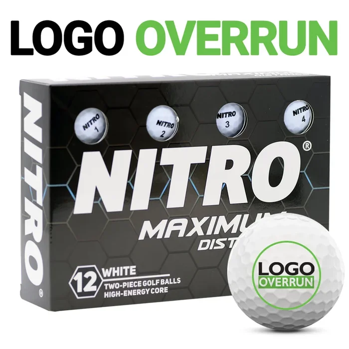 Nitro Maximum Distance Golf Balls – LOGO OVERRUN