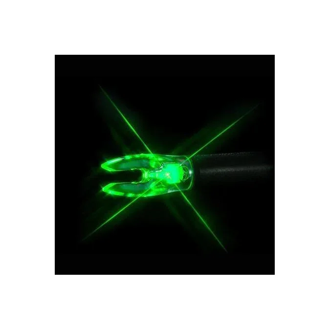 Nockturnal FIT Universal Size Green Lighted Nock