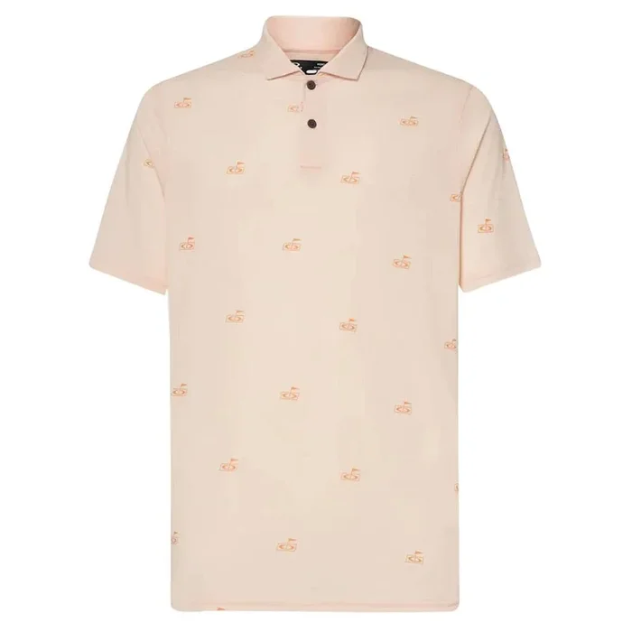 Oakley Flag Golf Polo Pattern Orange – SS23 Men