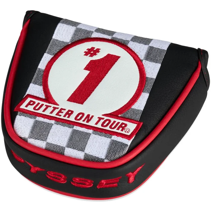 Odyssey Tempest Mallet Putter Headcover – Black/Red