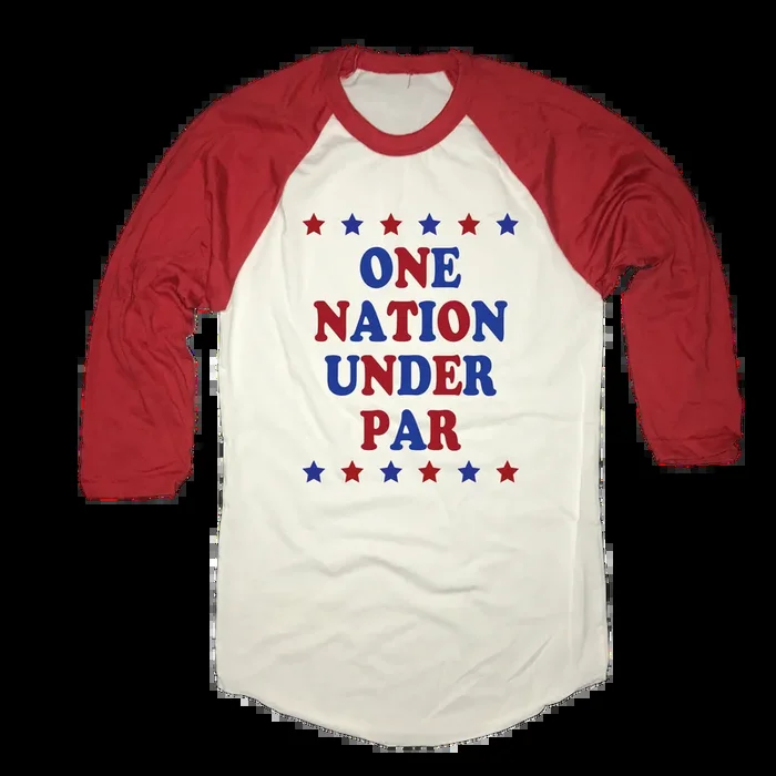 One Nation Under Par – USA Golf – Raglan Shirt