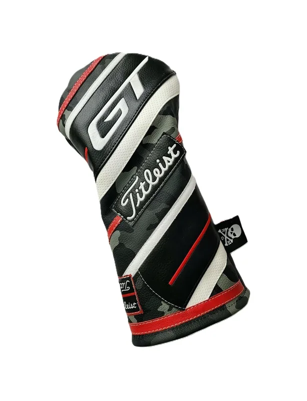 One of a Kind! Upcycled Titleist GT & Urban Camo leather Driver Headcover!
