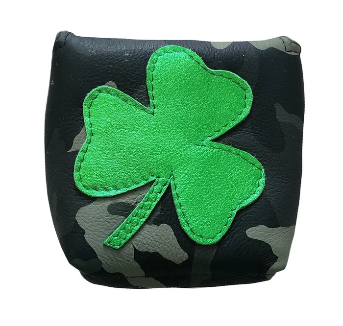 One-Of-A-Kind! Urban Camo Lucky Shamrock for Scotty Cameron Mallets Putter Cover