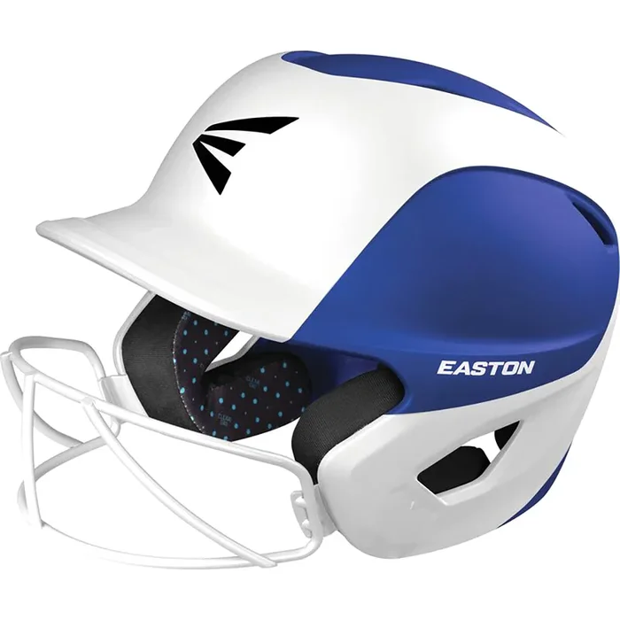 Open Box Easton Ghost Women’s Batting Helmet w/Mask-Medium/Large-Matte-Royal/White