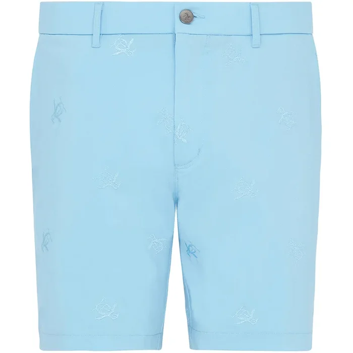 Original Penguin All-Over Pete Embroidery Shorts – Aquarius