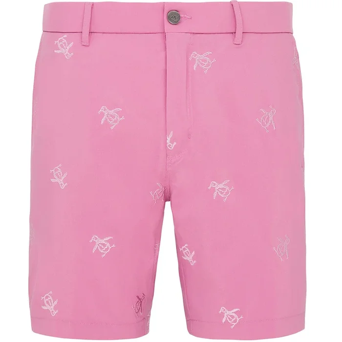 Original Penguin All-Over Pete Embroidery Shorts – Rose Bouquet