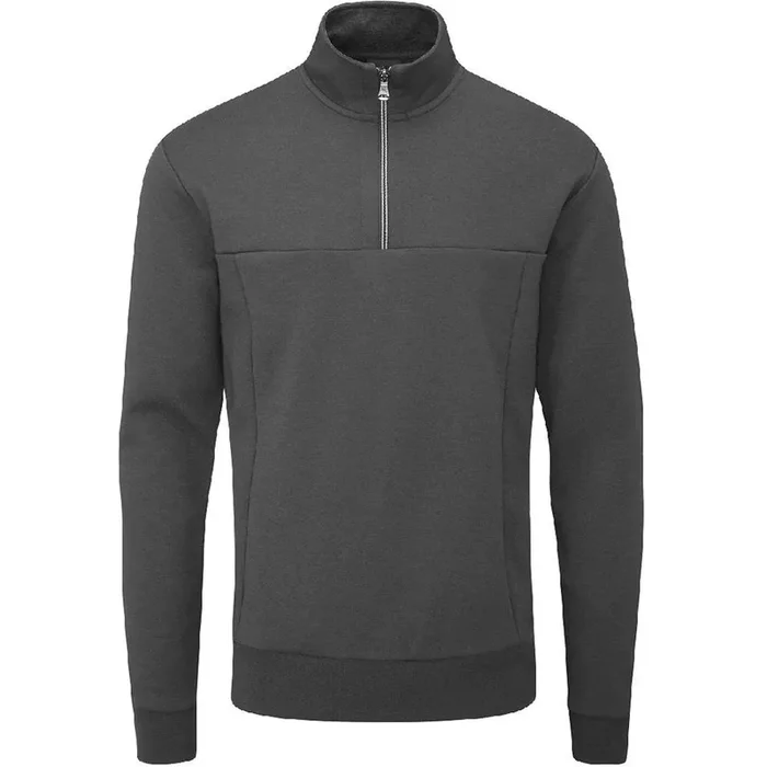 Oscar Jacobson Hawkes 1/4 Zip Pullover – Pewter