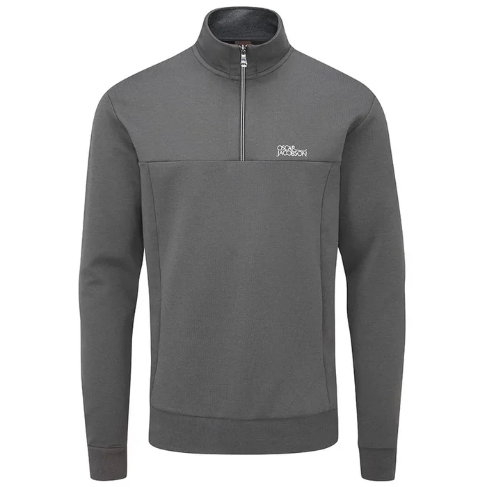 Oscar Jacobson Hawkes Tour Pullover – Charcoal