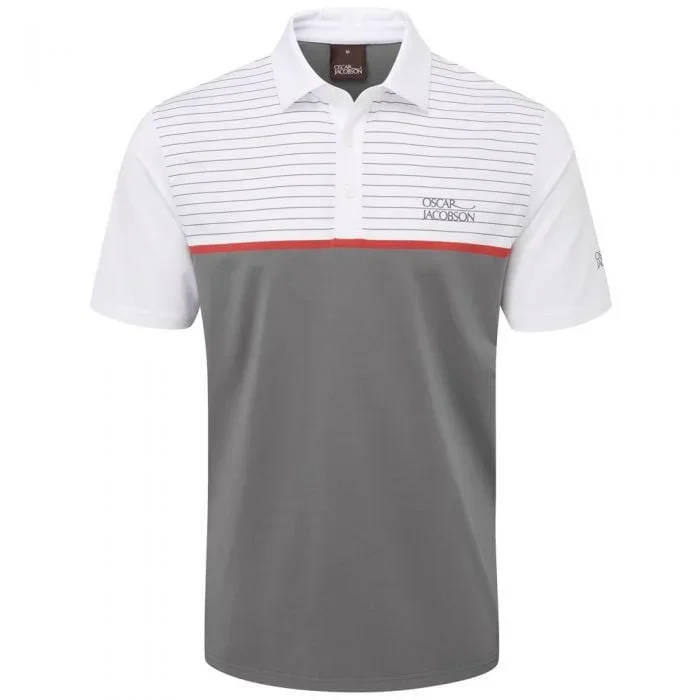 Oscar Jacobson Hurstbourne Tour Polo Shirt – Charcoal