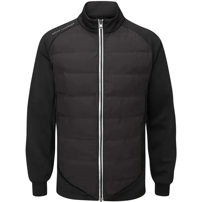 Oscar Jacobson Radstock Full Zip Padded Jacket – Black