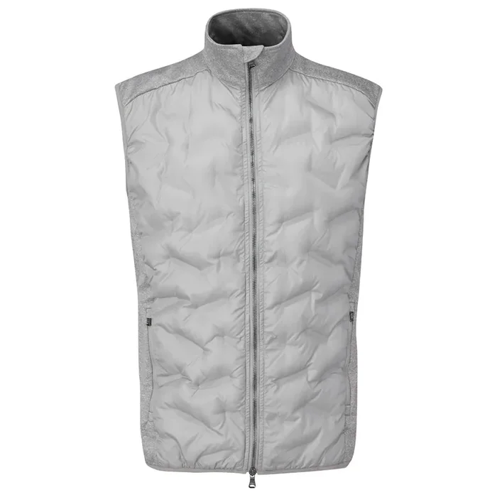 Oscar Jacobson Ridley Hybrid Gilet – Light Grey