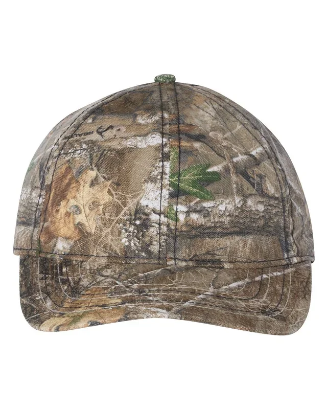 Outdoor Cap 3507 Camo Cap with American Flag Undervisor
