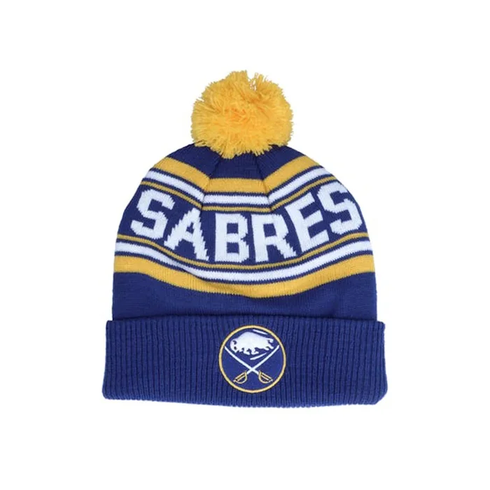 Outerstuff Youth Buffalo Sabres Knit Pom Rush Pom Hat – Royal