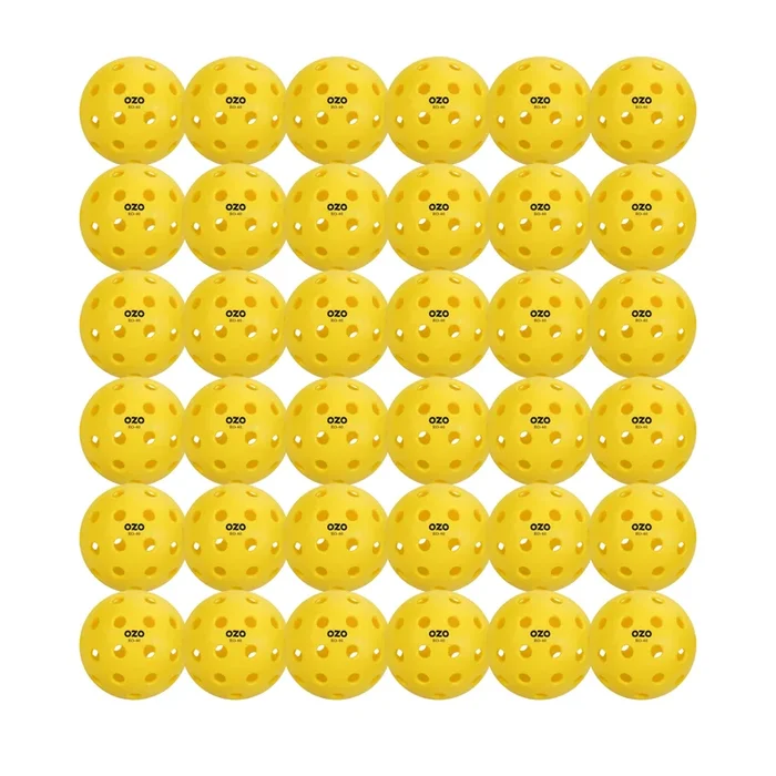 OZO Pickleball Outdoor Balls 36-Pack Yellow