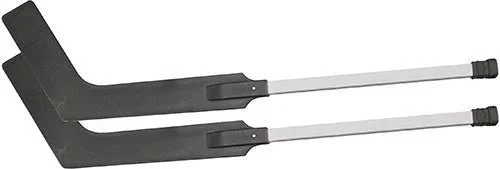 Pair of Shield 40″Goalie Sticks | Aluminum, Wood, or Plastic Available