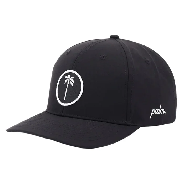 Palm Golf Local Performance Snapback Golf Cap Black – 25