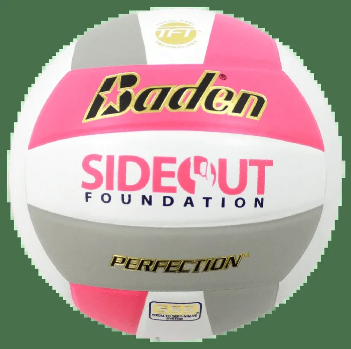 Perfection Dig Pink Leather Volleyball NON NFHS