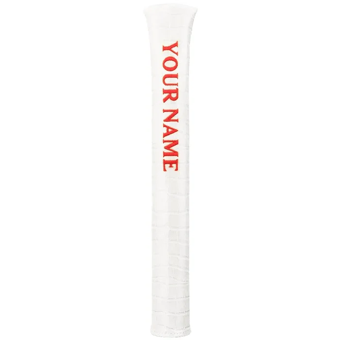 Personalized Crocodile Pattern Leather Alignment Stick Cover