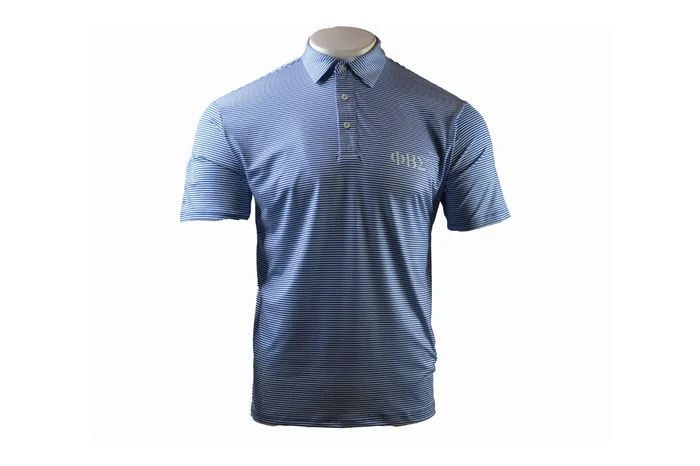 Phi Beta Sigma Pinstripe Polo