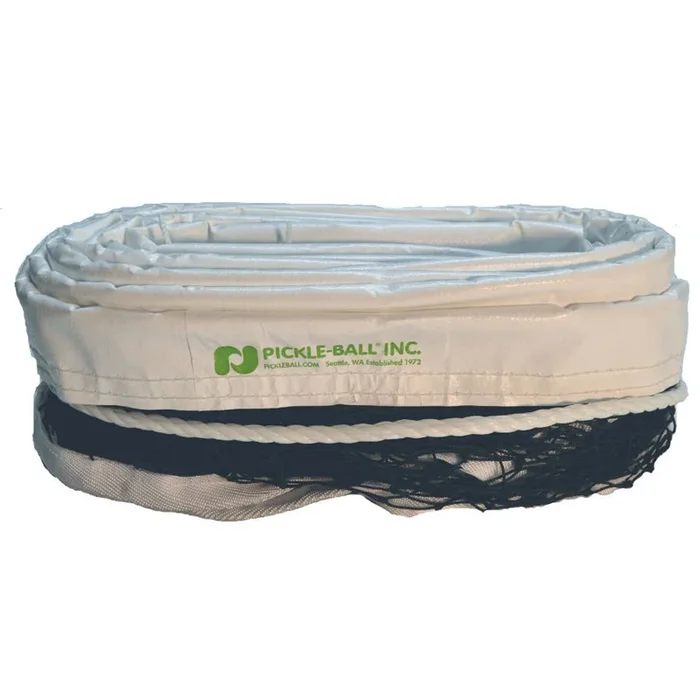PICKLEBALL OUTDOOR NET ONLY – BLACK NETTING WITH WHITE HEADBAND